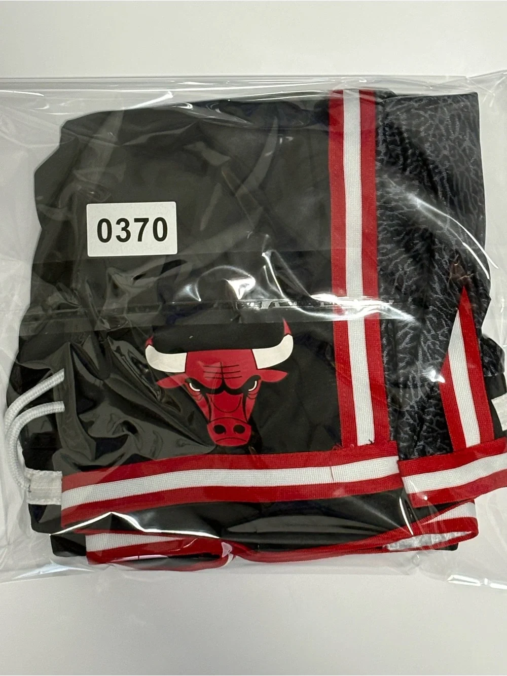 NBA Black, Red & White Chicago Bulls Basketball Shorts